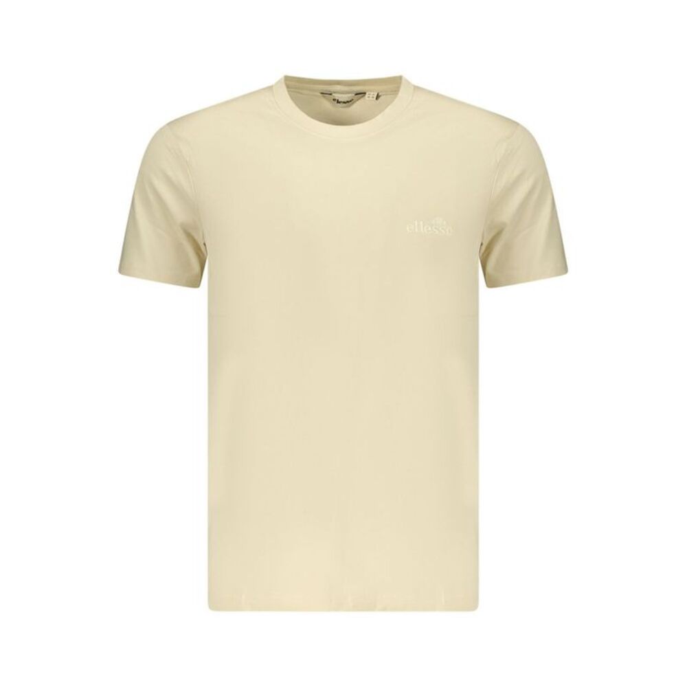 Ellesse Beige Cotton Men Men's T-Shirt